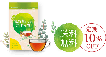 乳酸菌の入ったごぼう茶 送料無料 定期10%OFF
