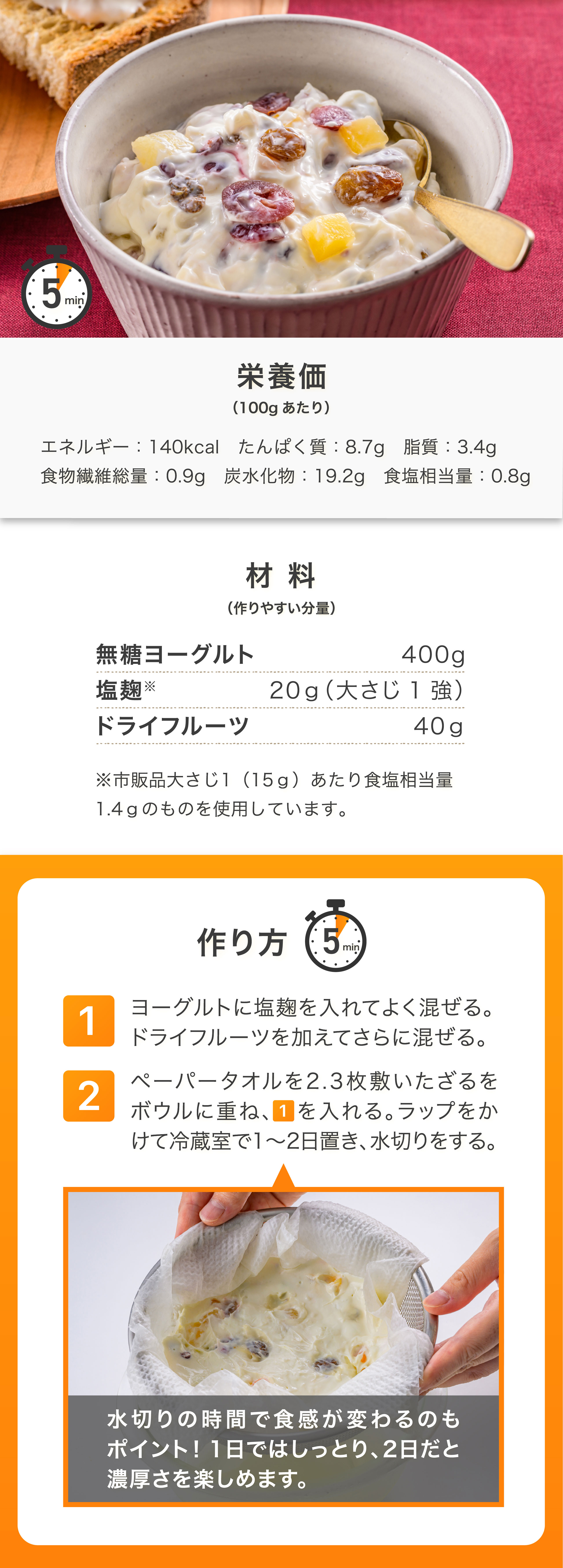 レシピ