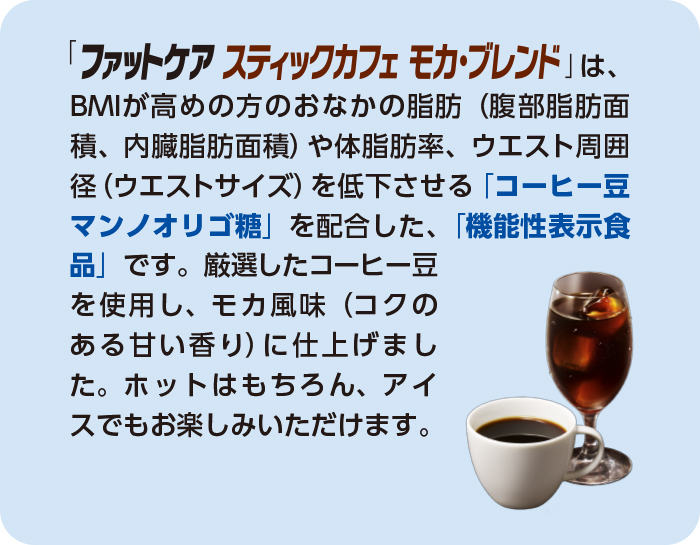 ファットケア スティックカフェ モカ・ブレンド