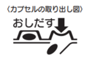 カプセルの取り出し図