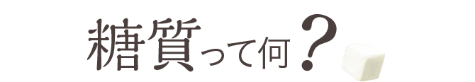 糖質って何？