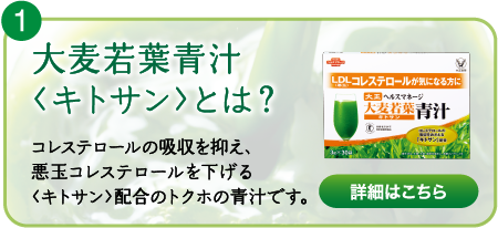 大麦若葉<キトサン>とは？