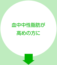 血中中性脂肪が高めの方に