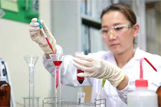 品質と配合量を製薬会社の高基準で実現"