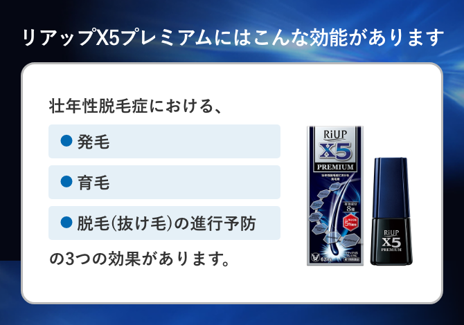 第1類医薬品】リアップX5プレミアム 62mL